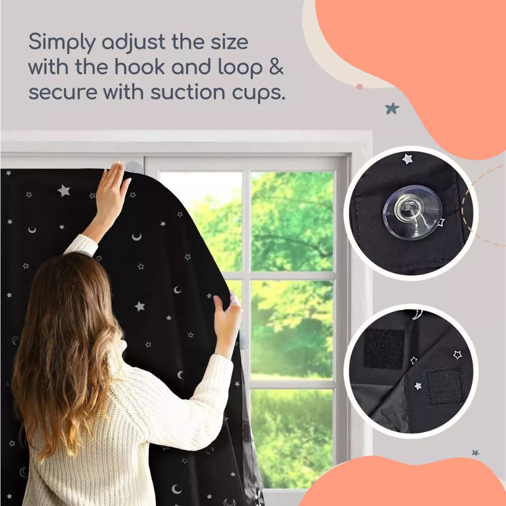 Portable Blackout Blind with Suction Cups