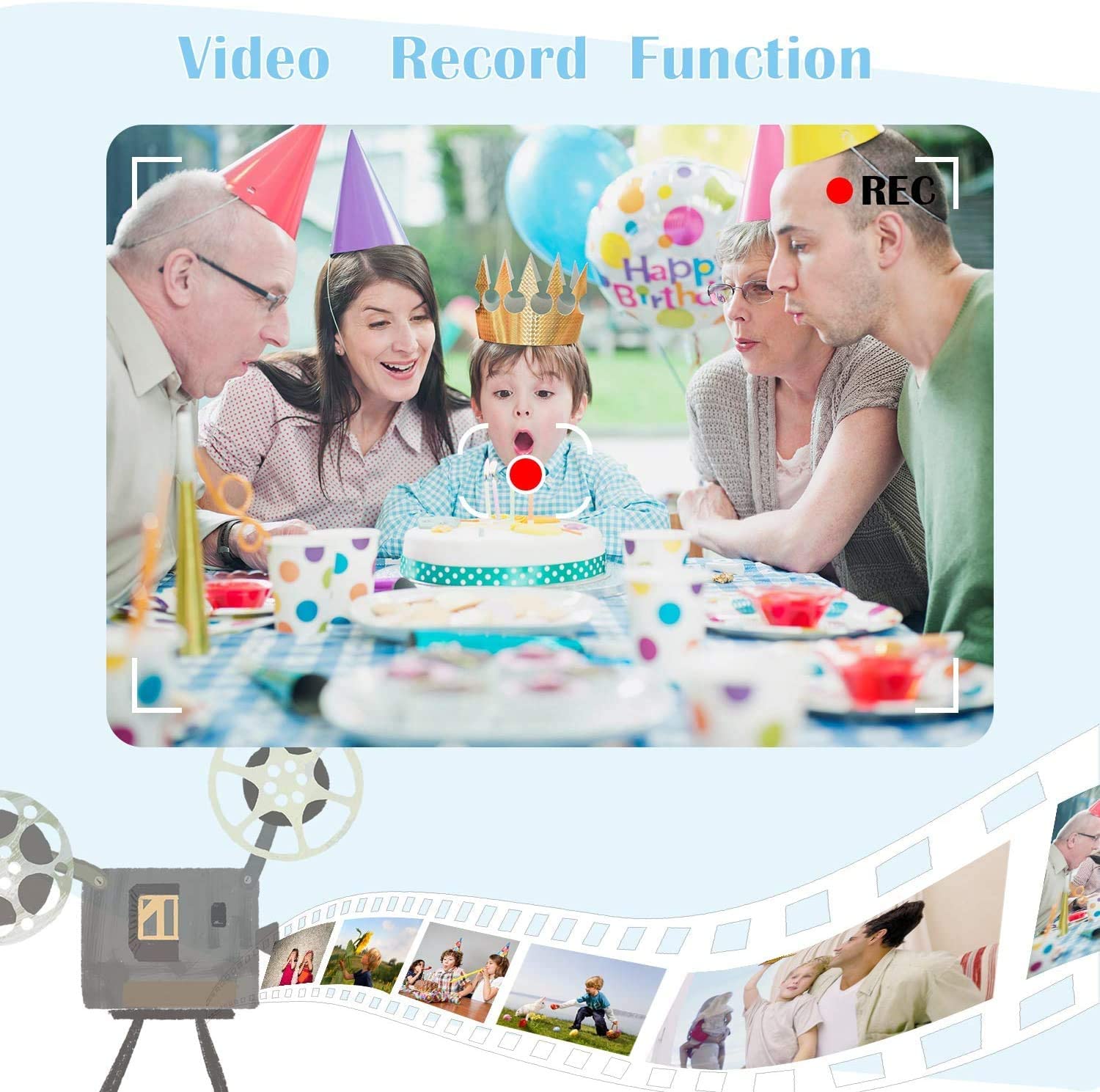 HD Digital Video Camera Toy for Toddler