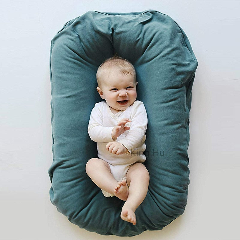 Baby Lounger Nest Bed, Comfortable & Cosy, 100% Cotton